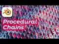 Procedural Chain Links Blender Geometry Nodes Curve Tutorial