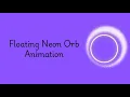 Floating Neon Orb Animation Auto Color-Changing Glow Effect CSS Animation Shorts