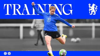 TRAINING ahead of Barcelona Chelsea Women Training CFCW