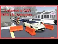 I started a CAR RENTAL business in Greenville