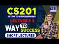CS201 Lecture 3 - First C Program Variables Data Types