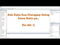 Mengubah string variable menjadi numerik di STATA