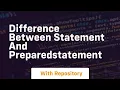 difference between statement and preparedstatement