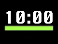 10 Minute Timer Progress Bar - 4K 60 FPS