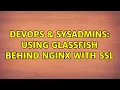 DevOps SysAdmins Using GlassFish behind Nginx with SSL