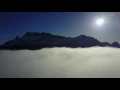 Dolomites UNESCO peaks above the clouds