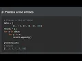 Flatten a list of lists With Python