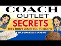 Coach Outlet SECRETS They Don t Want You to Know Shop Smarter Save BIG