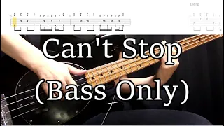 Download Red Hot Chili Peppers - Can't Stop(Bass Only)(Play Along With Tabs In Video) MP3