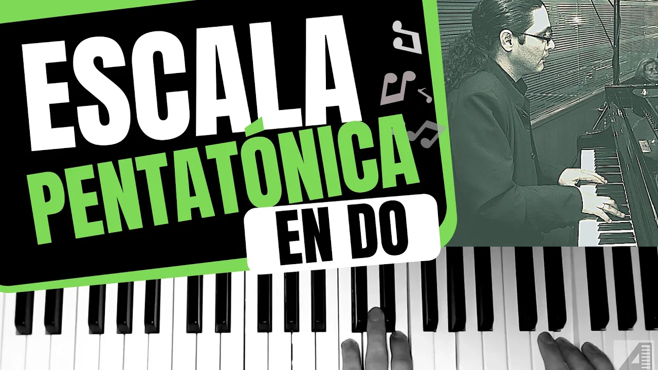 Cómo tocar la escala pentatónica en piano (en Do)