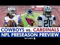 Cowboys vs Cardinals Prediction What To Watch For Key Players 2026 NFL Preseason Week 2
