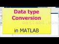 Data type conversion