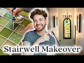 Making a Stained Glass Window for the Stairs