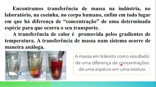 Introdução à Transferência de Massa I