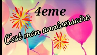 يوم عيد ميلادي Le Jour De Mon Anniversaire اتعلم كيف اكتب تعبيرا باللغة الفرنسية بكل بساطة 