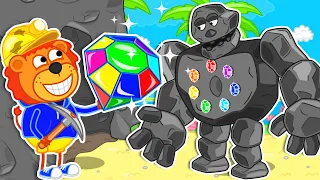 LeonCito | Monstruo de Piedra | Dibujos animados | Video Para Niños