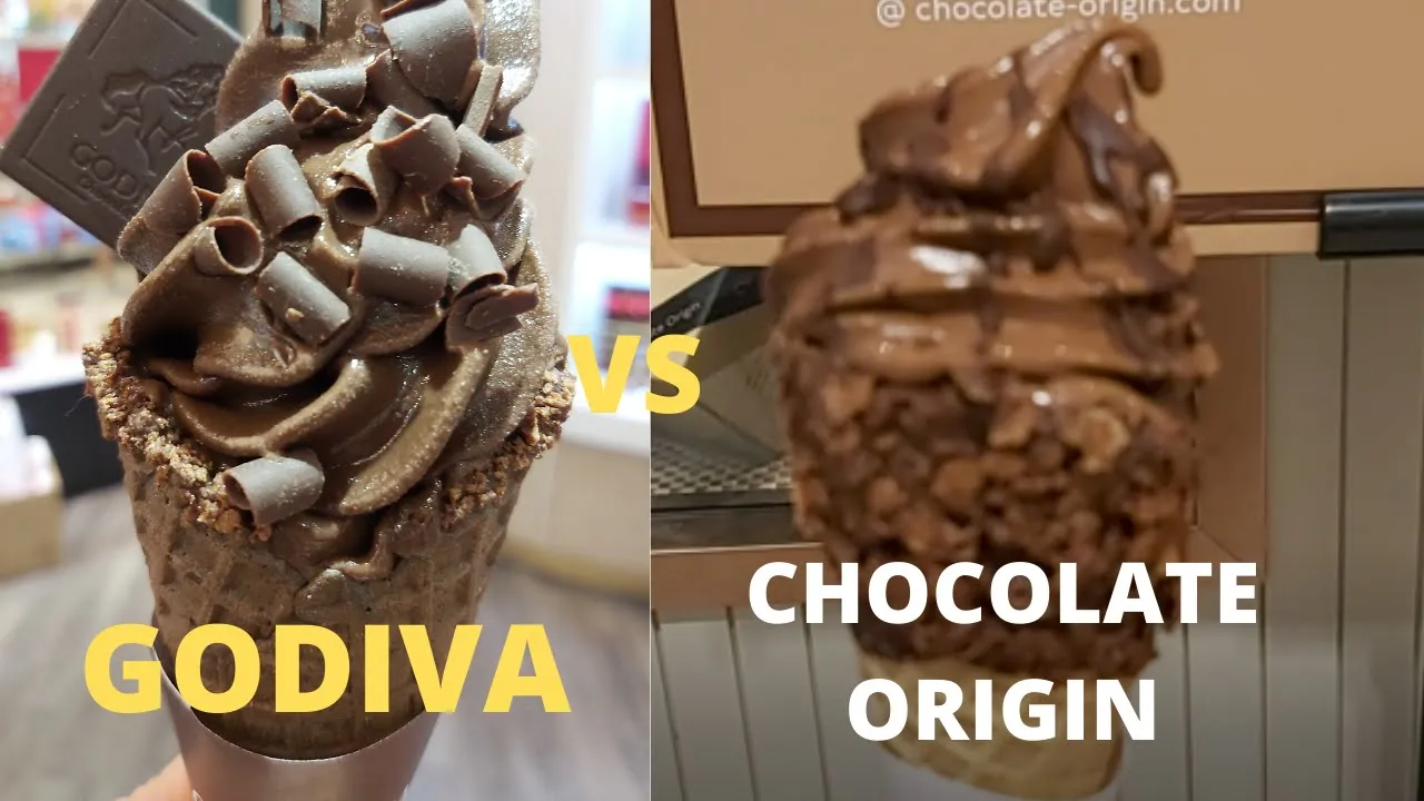 $8 Godiva Ice Cream Vivocity Vs Chocolate Origin Jewel Changi Airport  [Singapore Desserts] 