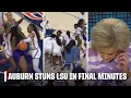 WILD ENDING as Auburn upsets No 7 LSU ESPN College Basketball