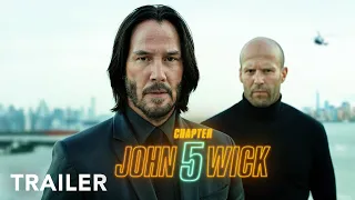 جون ويك الفصل الخامس العرض الترويجي كيانو ريفز جيسون ستاثام عروض الأفلام الترويجية ٢٠٢٥ 