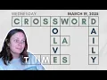 Midnight crossword Why not LA Times Crossword March 19 2025
