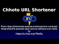 Download Lagu Chhoto URL Shortener - Open Source, Self Hosted, Efficient and Powerful.