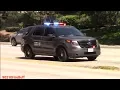 LAPD Bomb Squad Responding Code 3 with Rumbler