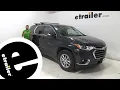 etrailer Mount Thule WingBar Evo Roof Rack for Naked Roofs on a 2019 Chevrolet Traverse