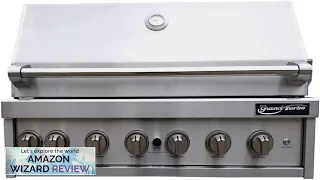 Barbeques Galore Grand Turbo 40-inch 6-Burner Built-in BBQ Gas Grill Natural Review