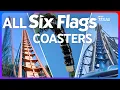 All Roller Coasters Six Flags over Texas - 10 Awesome Front Seat POVs