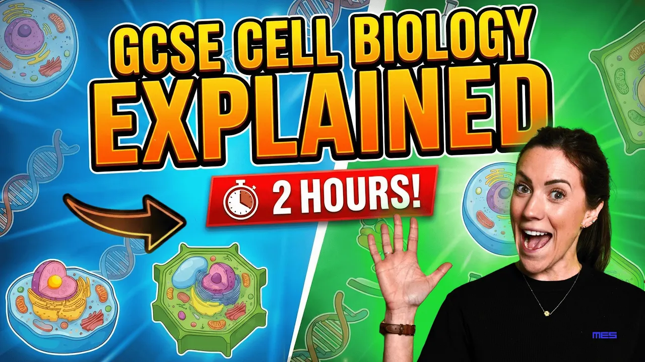Entire GCSE Cell Biology Explained in 2 Hours | FREE Downloadable Flashcards