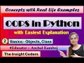 OOPs concepts in Python Objects classes and Methods Lecture 2 Hindi