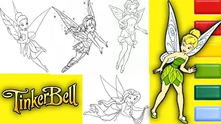 Tinkerbell Coloring Coloring Tinkerbell Disney Fairies Coloring Page