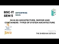 Java EE Architecture Server And Containers Types Of System Architecture