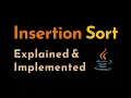 Insertion Sort Explained and Implemented with Examples in Java Sorting Algorithms Geekific