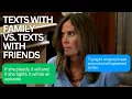 Jen McCabe Texts with Family vs Friends What was her true state of mind