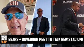 REKAP ® Rush Hour 🚗: Bears Officials Meet With Gov. JB Pritzker To Discuss New Stadium