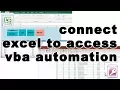 vba connect excel to access vba automation attached - vbatip