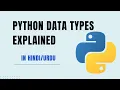 Python Data Types Explained Urdu Hindi