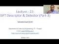 L22 - Scale Invariant Feature Transform SIFT