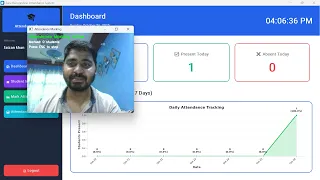 Face Recognition Attendance System in Python DeepFace OpenCV CustomTkinter MySQL