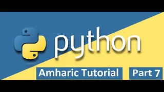 Python tutorial in Amharic waysington