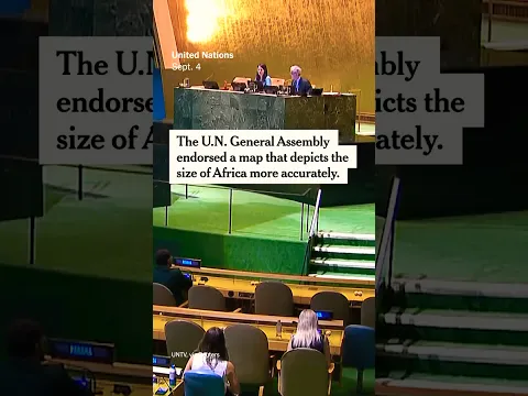 U.N. Backs Map That Accurately Shows the Size of Africa