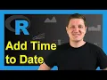 Add Time to Date Object Example Merge POSIXct with Hours Minutes Seconds lubridate Package