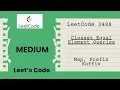 LeetCode 3488 Closest Equal Element Queries Map Prefix Suffix LeetCode