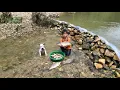 Download Lagu fishing skills, catch village fish, highland boy dammed the stream to catch fish to sell.