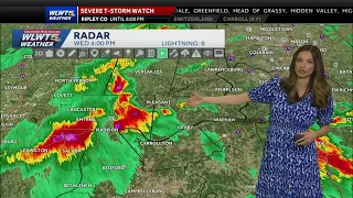 Tracking storms moving through Cincinnati