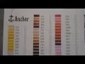 Floss Color Chart with numbers