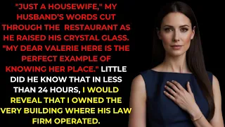 Husband Called Me 'Just a Housewife'—Then I Revealed I Secretly Owned His Company's Building