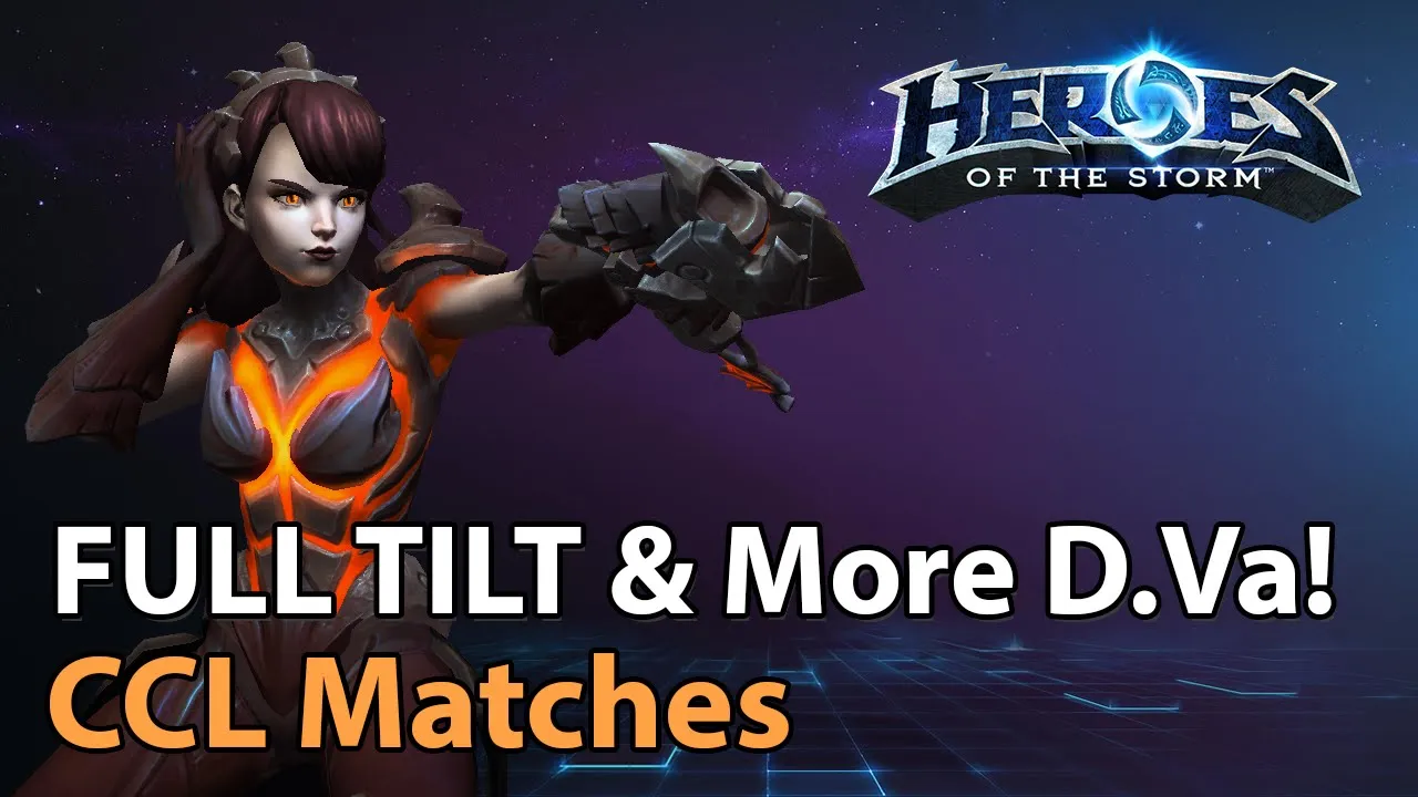 ► FULL TILT & more D.VA! - Heroes of the Storm Esports