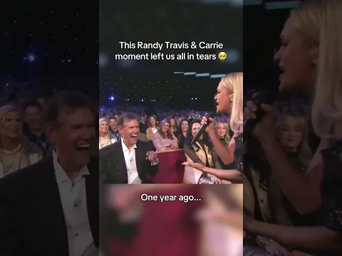 On March 19, 2025, this moment left us in tears! 🥹 #RandyTravis #CountryMusic #CarrieUnderwood